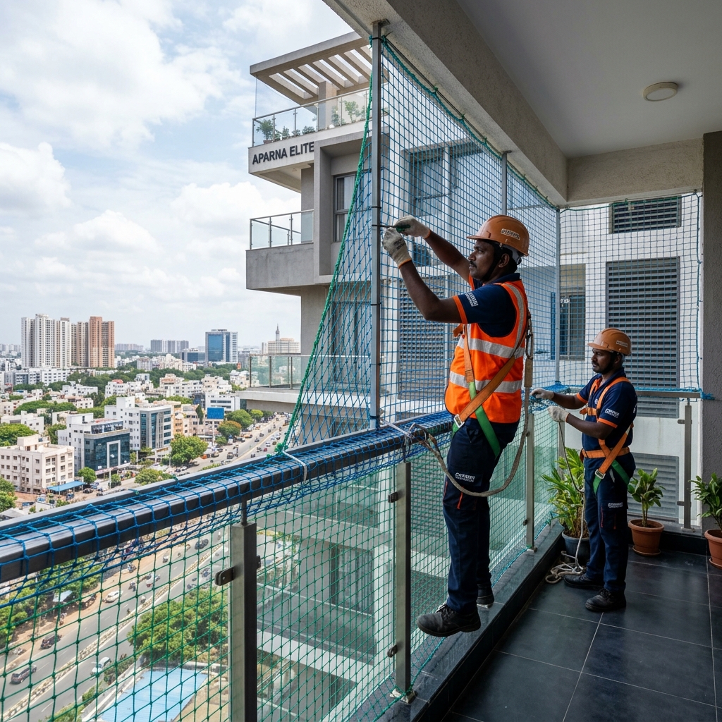 MTR Enterprises bird netting installation Chennai